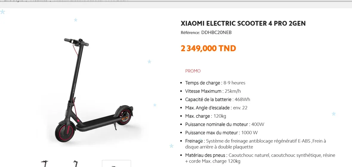 Trottinette electrique Xiaomi Electric Scooter