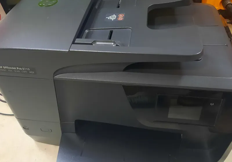 HP OfficeJet Pro 8710 All-in-One Wireless Color Printer, Ready to use.