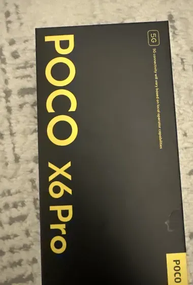 بوكو او poco x6 pro مستعمل فقط اسبوعين وبحالة ممتازة 512 Gb