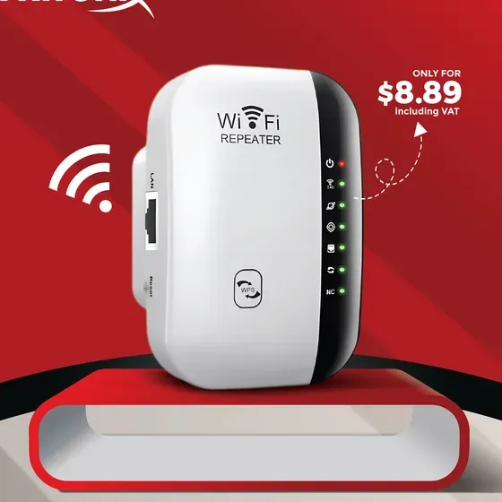 Repeater WiFi Range Extender 2.4G LAN High Speed Signal Booster