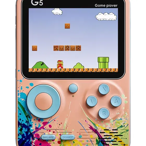 Console de jeu portable avec 500 jeux intégrés