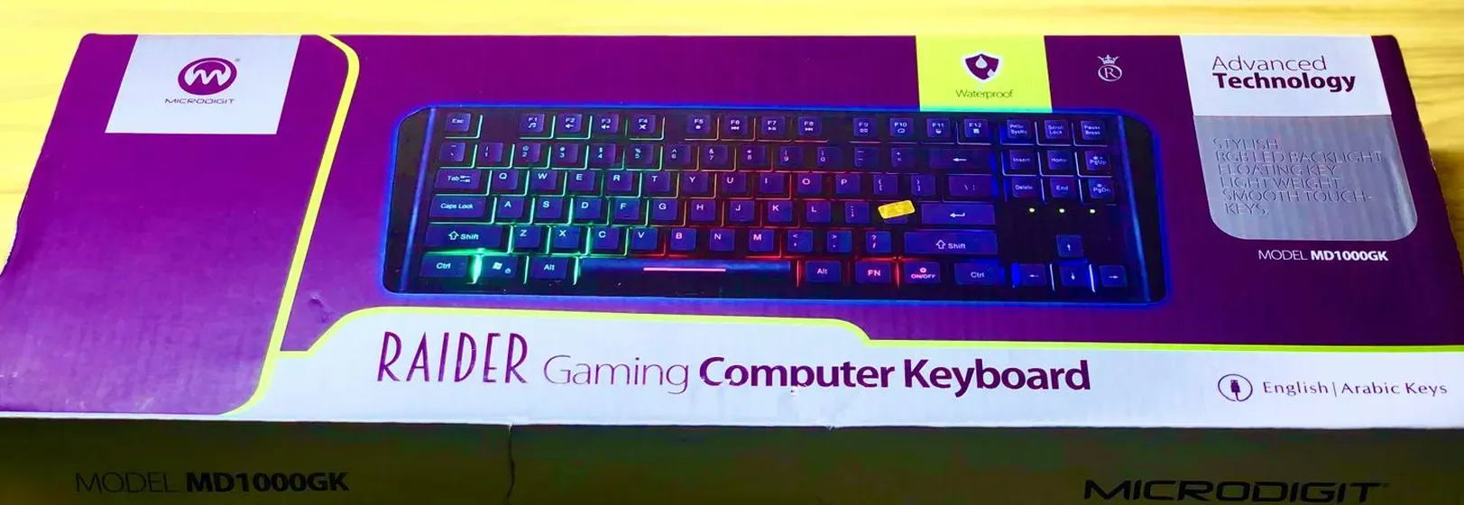 RGB GAMING KEYBOARD RAIDER MK1000!