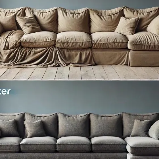 our factory work is repair sofas. you give me old sofas. 4.5 days after i  give you new brand sofas