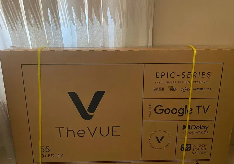 شاشة the vue سمارت 4k مواصفات عالية للالعاب والافلام