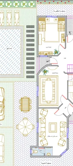 مخططات هندسية معمارية كاملة وتصميم معماري 2D لأي مبنى أو لاندسكيب