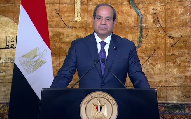 
                                        الرئيس السيسي : تهجير الفلسطينيين ظلم لن نشارك فيه 
                                