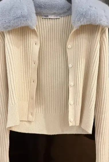 Zara beige cardigan