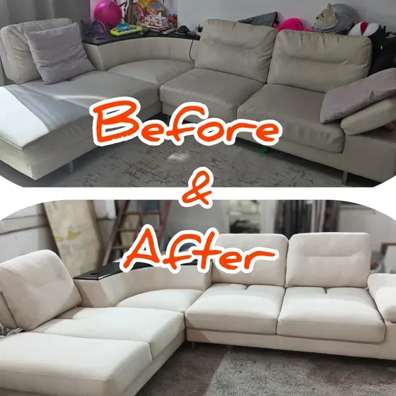 Sofa upholstery and customization of sofa and curtains