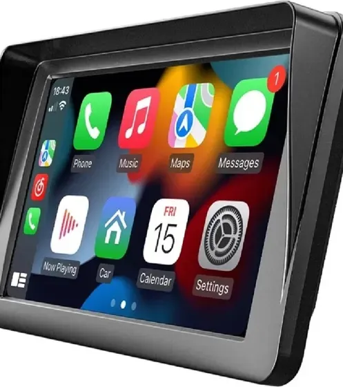 7 inch Portable Wireless Carplay & Android Auto, IPS Touchscreen, Bluetooth