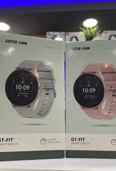 Smart watch green lion fit بتستقبل اتصال واشعارات