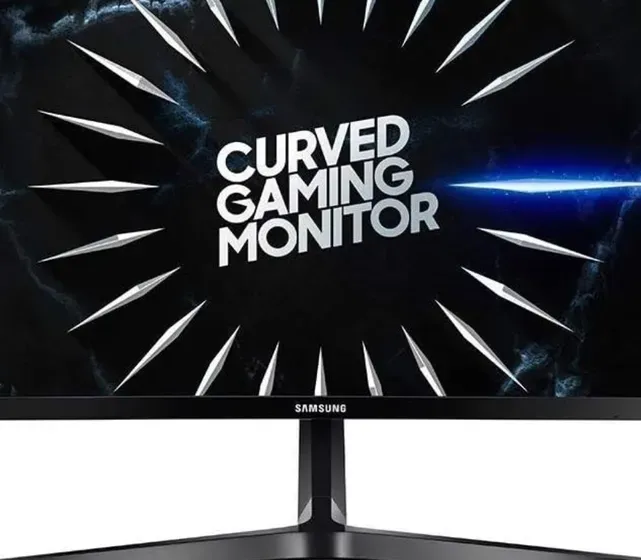 Samsung 24 inch 144 hz monitor GAMING MONITOR SAMSUNG LC24RG5 VA PANEL DISPLAY LOW LATENCY SCREEN