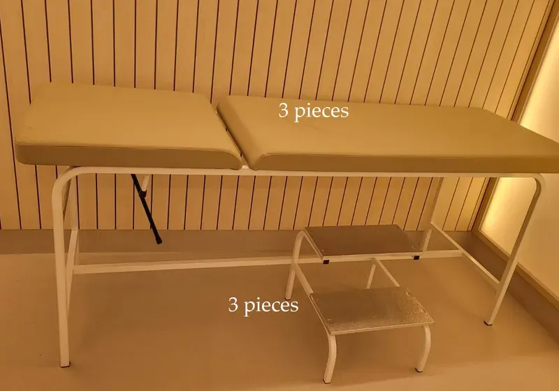 Examination tables & Trolleys used once