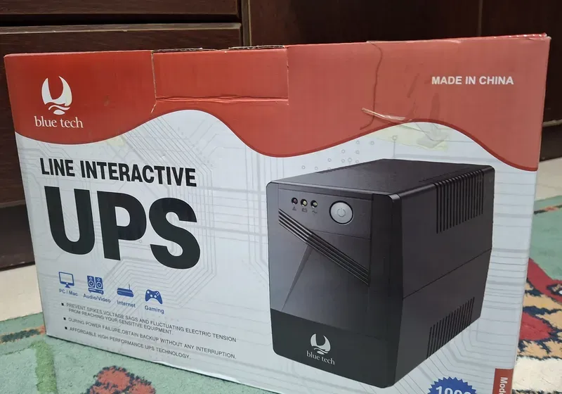 UPS 1000VA FOR SELL ( for ps4/pc) ( قابل للتفاوض ) ( يمكن التأكد منها )  used only for 2 times