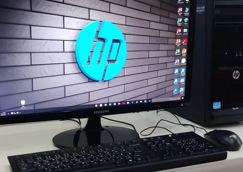 كمبيوتر مكتبي HP i3 ماتفرق عن الجديد